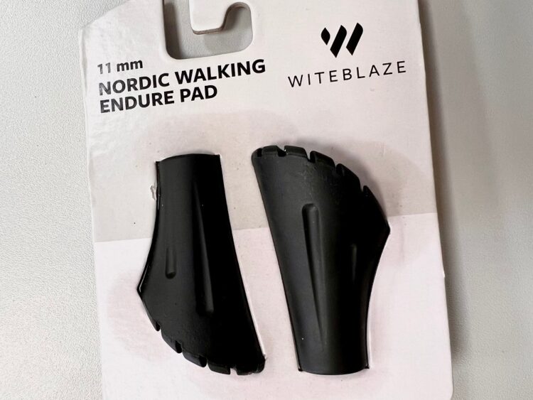 Gumené chrániče hrotov palíc Witeblaze Nordic Walking Endure Pad 11mm black