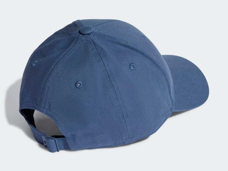 ADIDAS šiltovka Embroidered Baseball Cotton Cap Blue