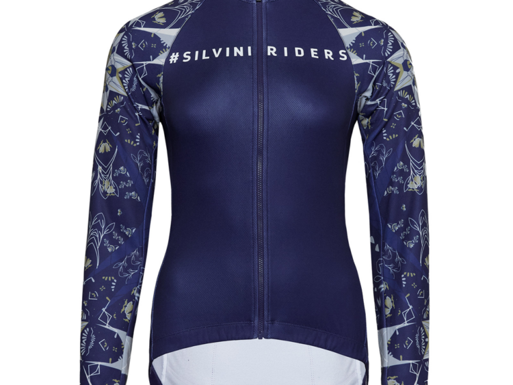 2024 new edition: Dámsky cyklistický dres Silvini Leverona POWERterm Navy