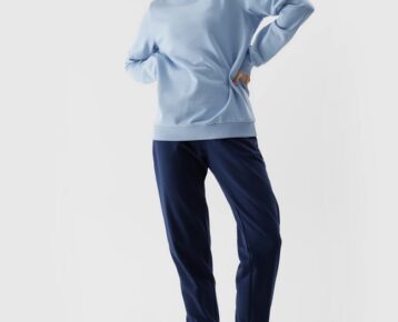 Akcia nová kolekcia 4F: Dámske teplákové jogger nohavice TTROF606 navy