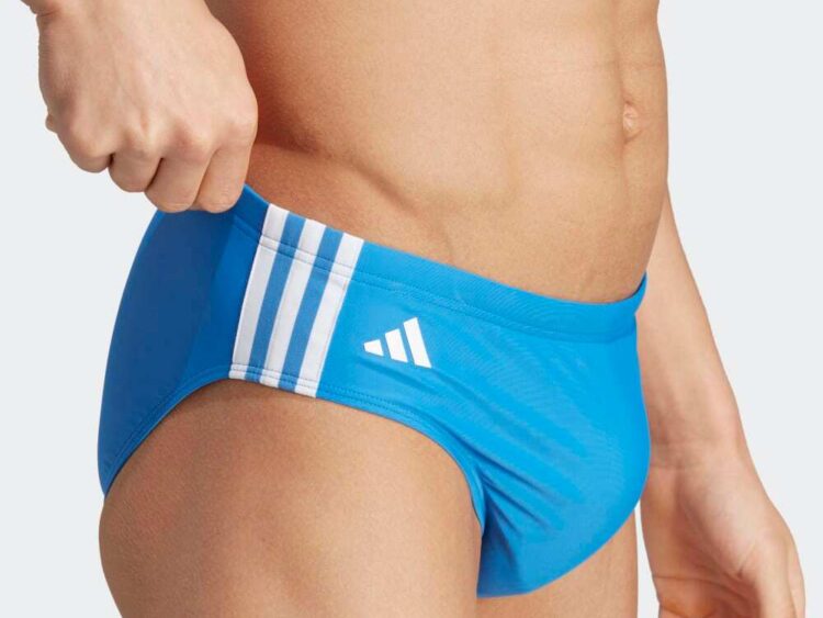 ADIDAS pánske športové plavky Authentic 3 stripes trunk