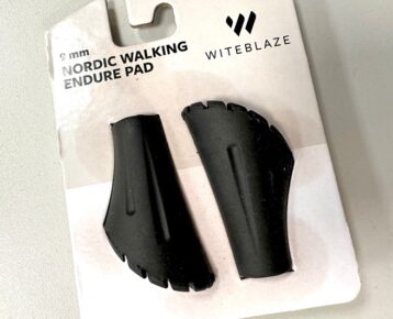 Gumené chrániče hrotov palíc Witeblaze Nordic Walking Endure Pad 9mm black