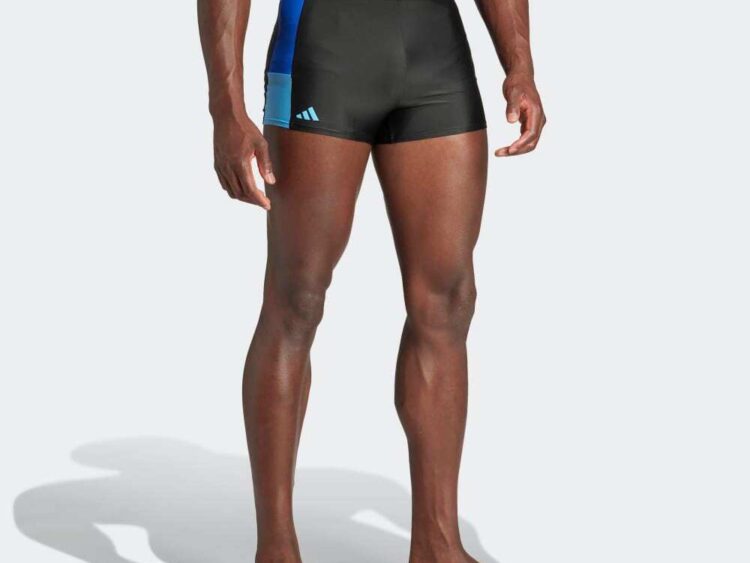ADIDAS Block Boxer Infinitex Fitness Eco pánske plavecké plavky / boxerky