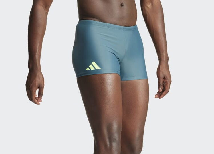 ADIDAS Solid Boxer Infinitex Fitness Eco pánske plavecké plavky / boxerky