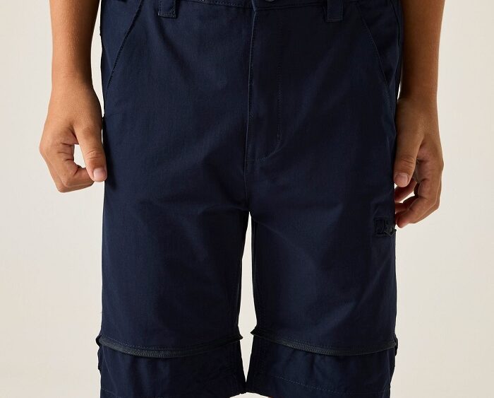 Juniorské trekingové odzipsovateľné nohavice Regatta Highton Z/O RKJ123