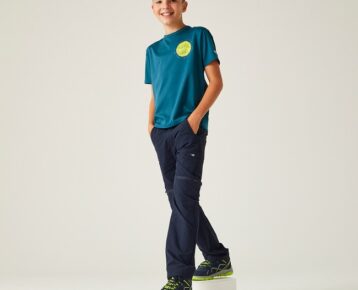 Akcia nová kolekcia: Juniorské trekingové odzipsovateľné nohavice Regatta Highton Z/O RKJ123