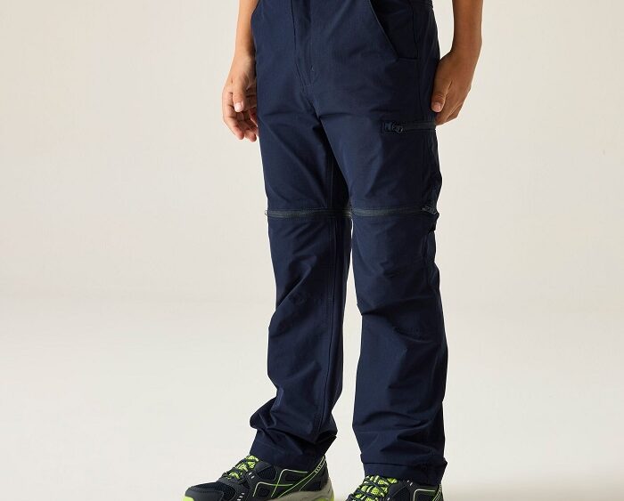 Juniorské trekingové odzipsovateľné nohavice Regatta Highton Z/O RKJ123