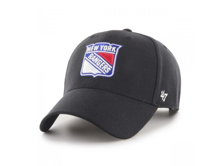 47 šiltovka MVP New York Rangers NHL čierna
