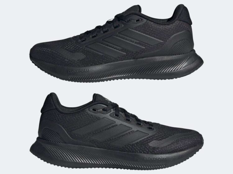 2025 nová kolekcia: ADIDAS Runfalcon 5 CLOUDFOAM black dámska / juniorská športová obuv