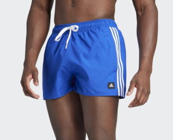 Pánske plavecké šortky Adidas 3-Stripes CLX Swim Shorts royal blue