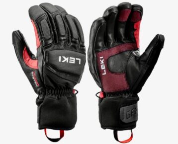 2024 AKCIA new winter : Lyžiarske rukavice LEKI Griffin Pro 3D black-red