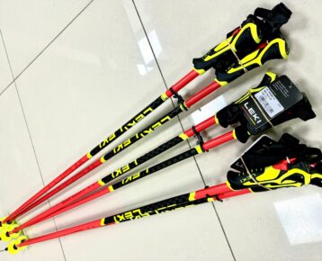 2024 AKCIA new winter : Lyžiarske palice LEKI WCR LITE SL 3D red/black/neon