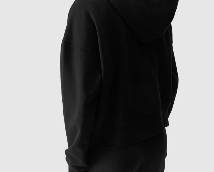 4F Akcia: Dámska oversize mikina na zips 4F TSWSF1306 black