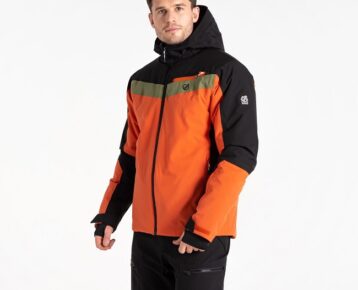 Akcia Dare2b nová kolekcia: Pánska lyžiarska bunda Eagle II Jacket DMP594 orange