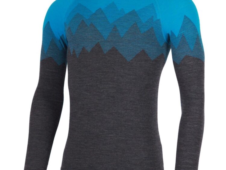 2026 AKCIA: Pánske merino tričko dlhý rukáv Lasting Welor MERINO Wool Seamless
