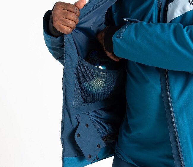 Pánska lyžiarska bunda Dare2b Eagle II Jacket DMP594 petrol