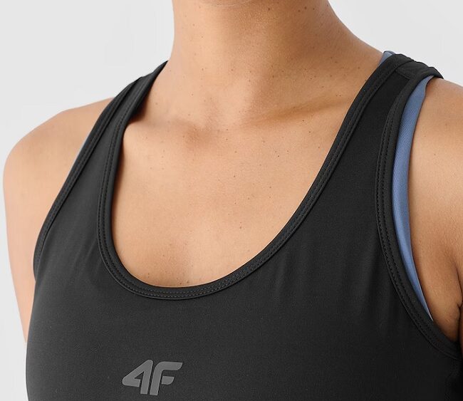 Dámske funkčné tréningové slim tielko 4F TFSLF411 black