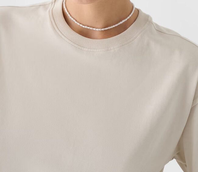 Dámske oversize tričko s potlačou 4F TTSHF1651 beige