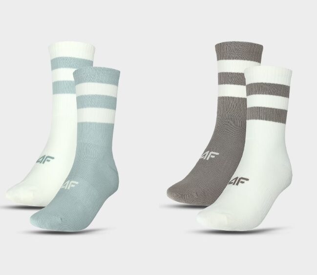 Unisex casual športové vyššie ponožky 2 balenie 4FUSOCU399