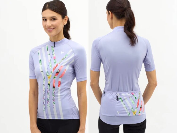 10% AKCIA new collection : Dámsky cyklistický dres Silvini Calnia lila
