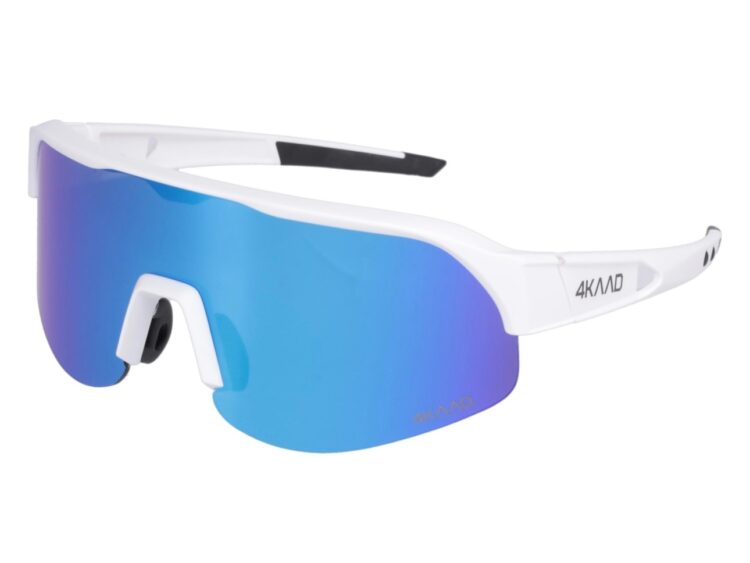 2025 AKCIA: Športové okuliare 4KAAD Pulse Active White Revo Blue XC-Optic® Glasses