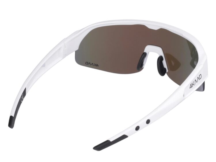 2025 AKCIA: Športové okuliare 4KAAD Pulse Active White Revo Blue XC-Optic® Glasses