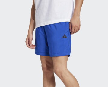 2025 nová kolekcia: Pánske športové šortky ADIDAS Essentials Small Logo Chelsea blue