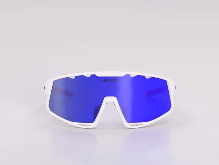 2025 AKCIA: Športové okuliare 4KAAD Mirador Sports Glasses white, blue mirror