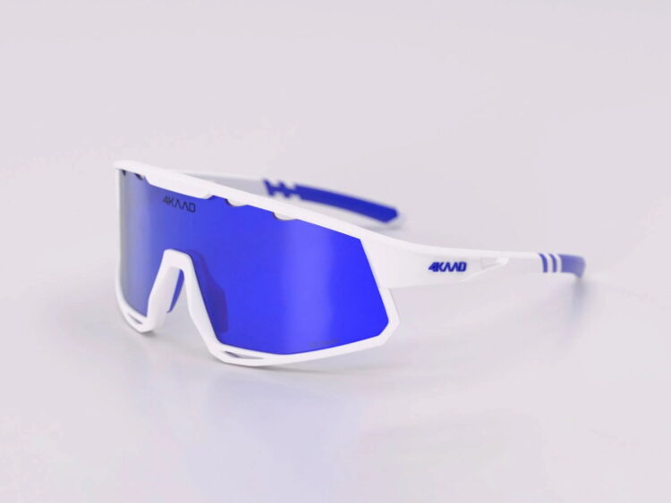 2025 AKCIA: Športové okuliare 4KAAD Mirador Sports Glasses white, blue mirror