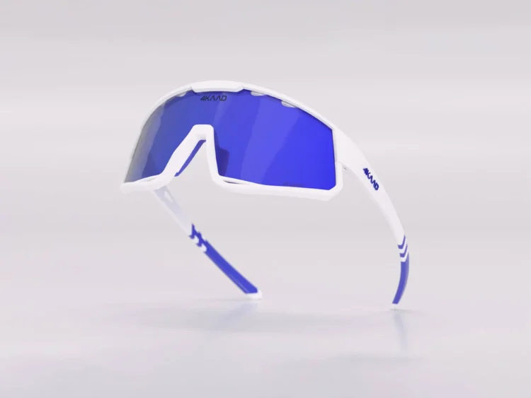 2025 AKCIA: Športové okuliare 4KAAD Mirador Sports Glasses white, blue mirror