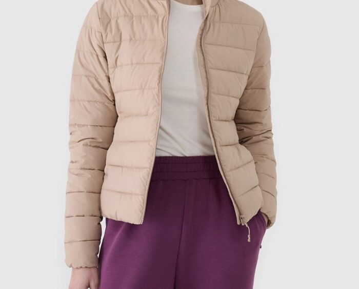 4F Akcia: Dámska zatepľovacia bunda 4F Sportstyle TDJAF533 beige
