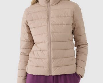 4F Akcia: Dámska zatepľovacia bunda 4F Sportstyle TDJAF533 beige
