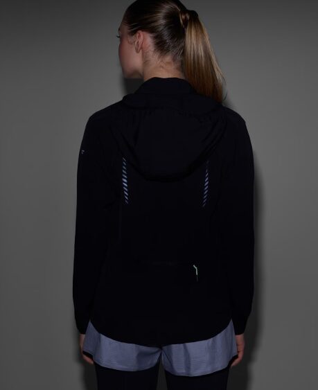 4F Akcia: Dámska bežecká zbaliteľná bunda Ultralight TTJAF0773 black