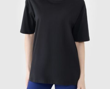 4F Akcia Výpredaj: Dámske oversize tričko TTSHF2694 black