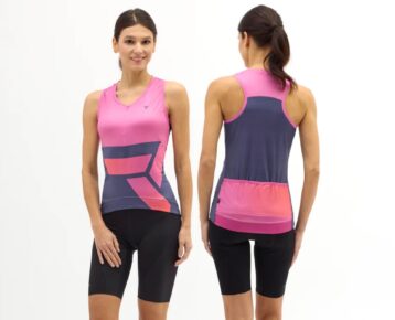 10% AKCIA new collection: Dámsky cyklistický dres bez rukávov SILVINI Escolca Light MESH
