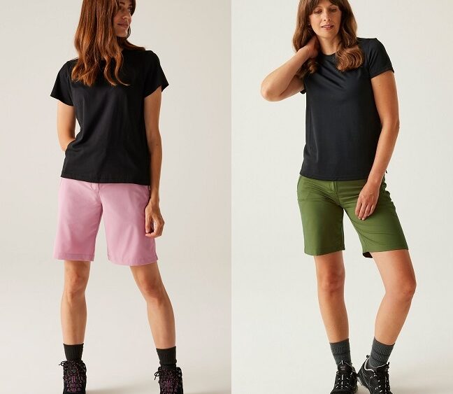 Akcia nová kolekcia: Dámske šortky Regatta Xert Stretch Bermuda Light Short RWJ269