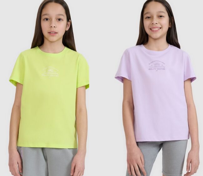 4F new collection: Detské/juniorské bavlnené tričko TTSHF1871