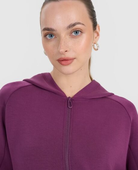 4F new collection: Dámska mikina z modalu s kapucňou TSWSF1577