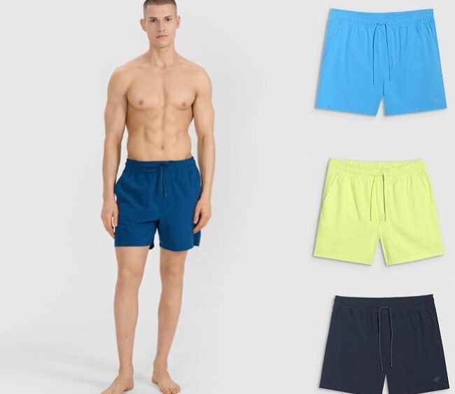 4F new collection: Pánske plavecké šortky 4F Summer Swimwear UBDSM134