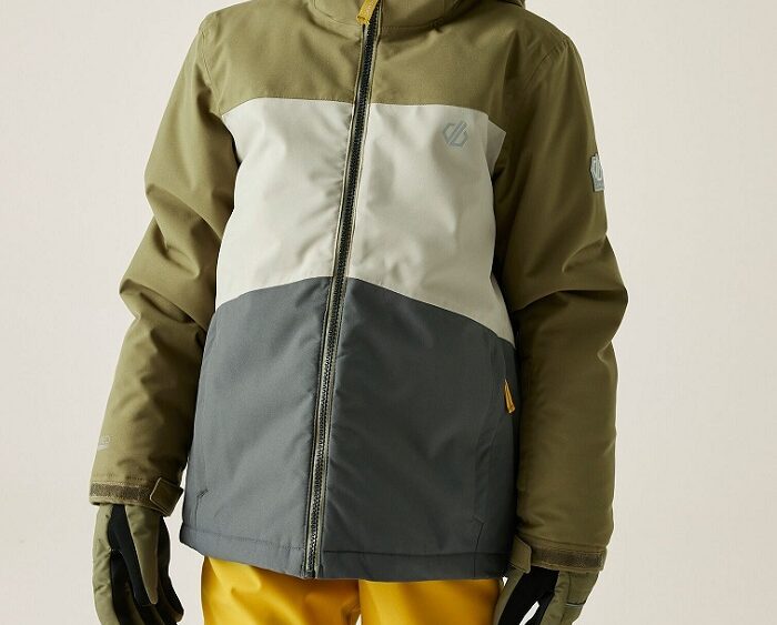 Akcia Dare2b Výpredaj: Detská lyžiarska bunda Send It Jacket DKP564 olive