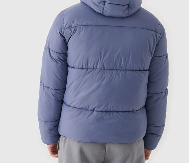 4F Akcia: Pánska zatepľovacia bunda so syntetickou výplňou TDJAM480 denim blue