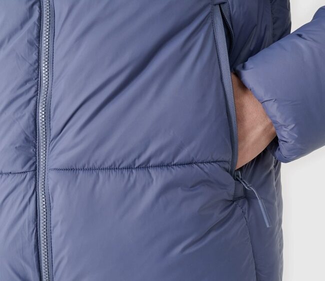 4F Akcia: Pánska zatepľovacia bunda so syntetickou výplňou TDJAM480 denim blue