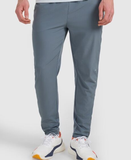 4F Akcia: Pánske rýchloschnúce bežecké nohavice TFTRM1253 grey