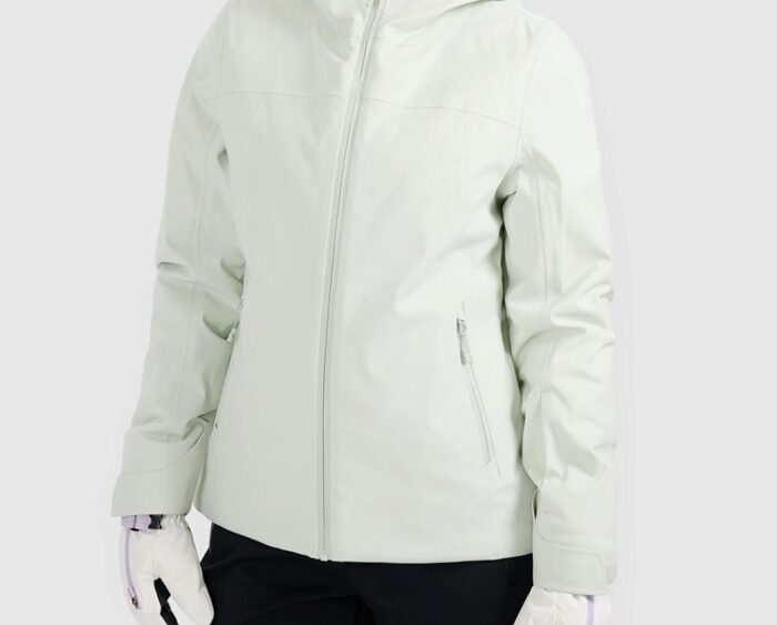 4F Akcia: Dámska lyžiarska bunda NeoDry TTJAF0807 light green