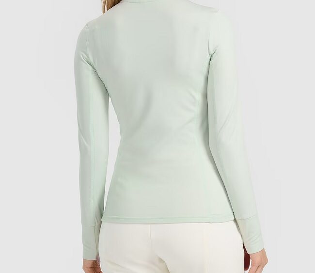 4F new collection: Dámske funkčné termotričko s polovičným zipsom UBRUF098 mint
