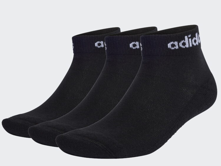 2026 new edition: Športové členkové ponožky 3x Adidas Think Linear Ankle (3 PÁRY)
