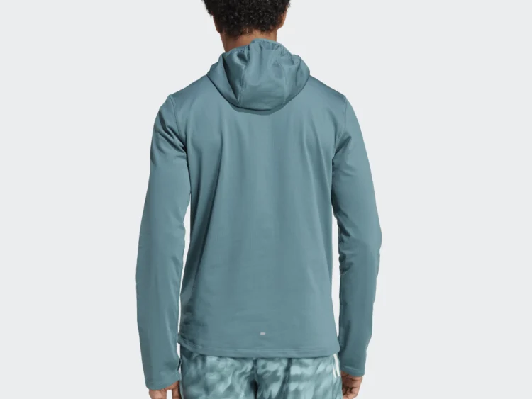 2026 ADIDAS Akcia : Zateplené funkčné tričko s polovičným zipsom a kapucňou ADIDAS Own The Run