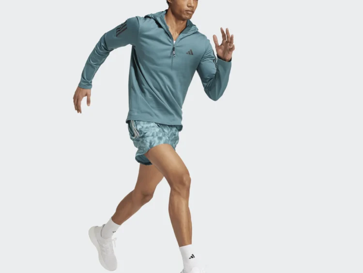 2026 ADIDAS Akcia : Zateplené funkčné tričko s polovičným zipsom a kapucňou ADIDAS Own The Run