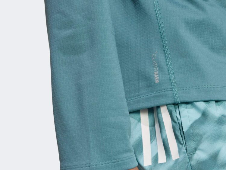 2026 ADIDAS Akcia : Zateplené funkčné tričko s polovičným zipsom a kapucňou ADIDAS Own The Run