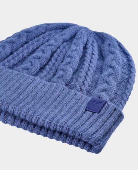 4F Akcia: Dámska zimná čiapka s viskózou ACAPF457